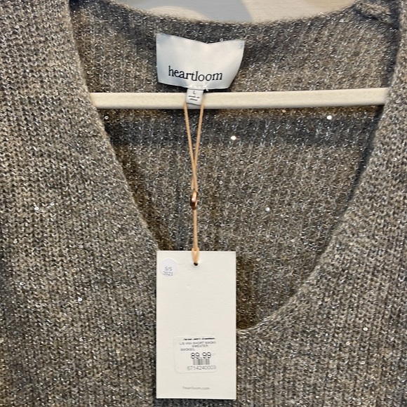 Heartloom sequin sweater size L - Picture 4 of 4